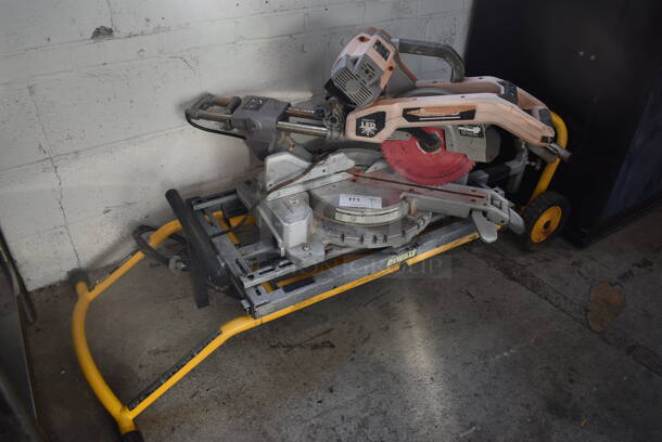 Rigid MS255SR Countertop 10" Dual Bevel Sliding Compound Miter Saw. 120 Volts, 1 Phase. 58x32x30. Tested and Does Not Power On - Image 2 of 7