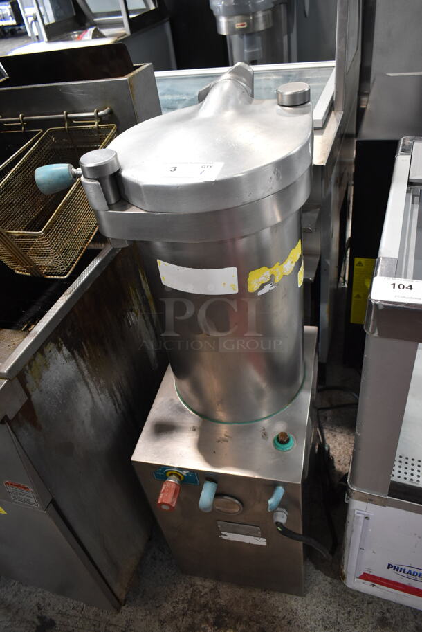 Stainless Steel Commercial Floor Style Hydraulic Sausage Stuffer. 208 Volts, 1 Phase.  - Image 1 of 5