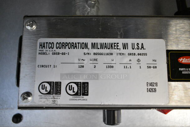 Hatco Gloray GRSB-66-1 Metal Commercial Countertop Heated Shelf. 120 Volts, 1 Phase. Tested and Working! - Image 2 of 4