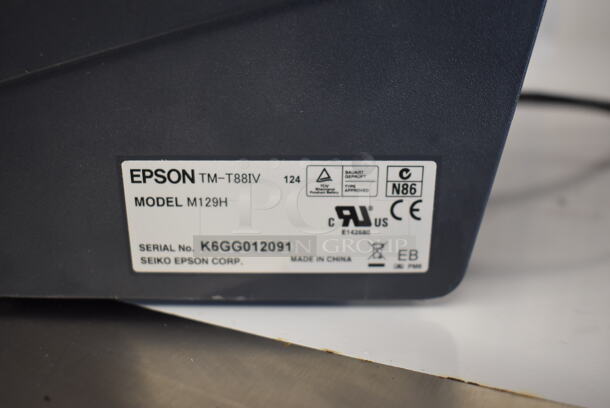 Epson M129H Countertop Receipt Printer. 6x8x6 - Image 6 of 8