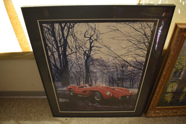 Framed Picture of a Ferrari Testarossa. - Image 1 of 5