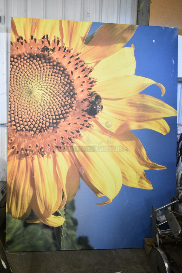 3 Various Pictures Including Corn, Farm, Sunflower. Includes 72x96x1.5. 3 Times Your Bid!  - Image 4 of 4