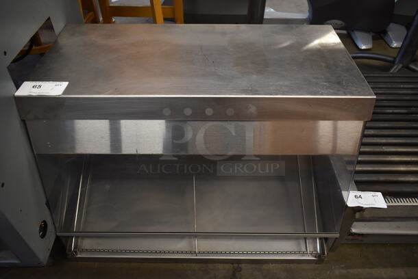 Alto Shaam 100-HSL/C-LUX Stainless Steel Commercial Countertop Heated Display Case Merchandiser. 125 Volts, 1 Phase. Tested and Working!