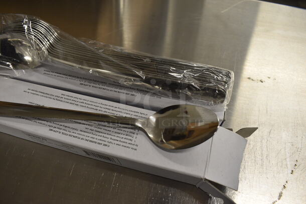 48 BRAND NEW IN BOX! Winco 0002-02 Stainless Steel Windsor Iced Teaspoons. 8". 48 Times Your Bid! - Image 2 of 4