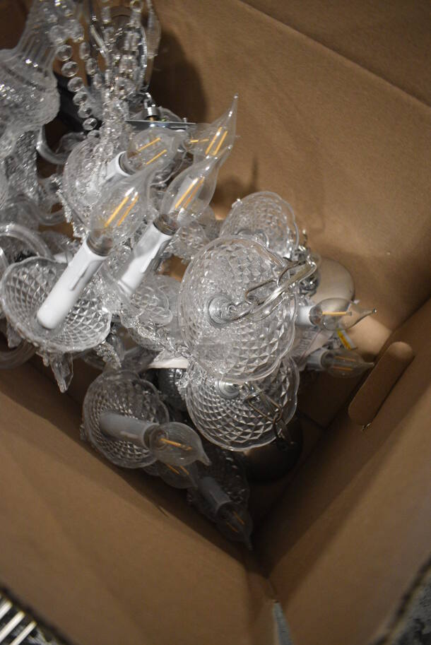 ALL ONE MONEY! Lot of Chandelier Pieces!  - Image 3 of 3