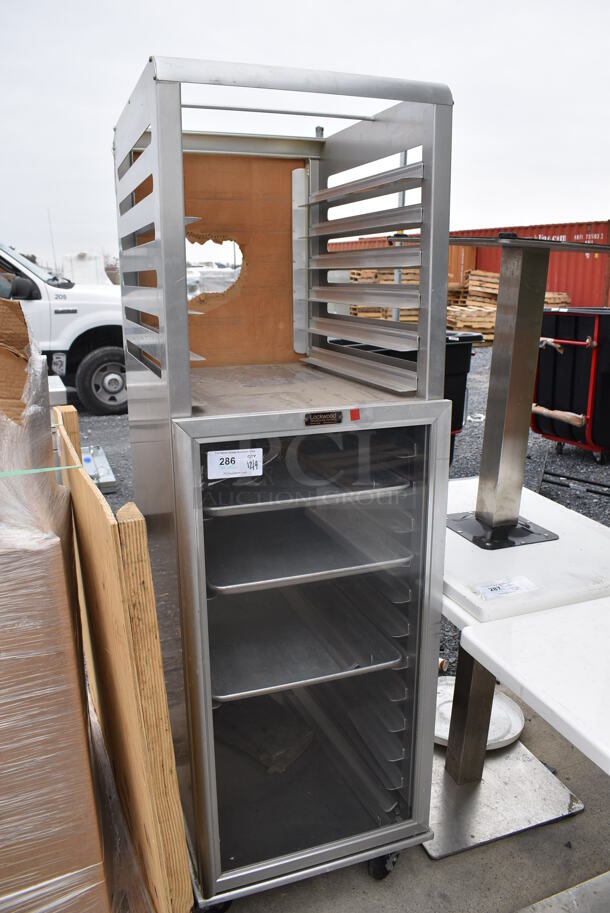 Lockwood Metal Commercial Enclosed Pan Transport Rack on Commercial Casters. 22x30x71 - Image 2 of 5