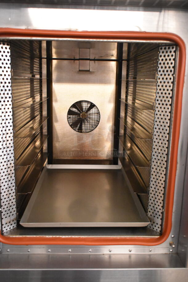2018 Sun-Mate SCVE-6C-ST Stainless Steel Commercial Natural Gas Powered Convection Oven on Pan Rack w/ Commercial Casters. 110 Volts, 1 Phase. - Image 3 of 5