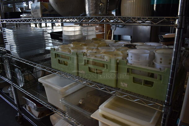 ALL ONE MONEY! Tier Lot of Various Items Including Poly Bins and Poly Silverware Holders - Image 2 of 9