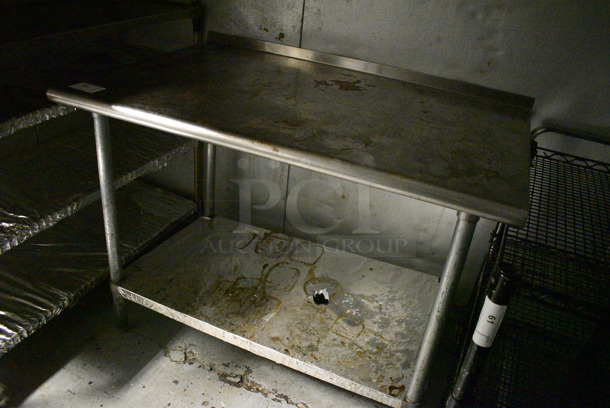 Stainless Steel Table w/ Metal Under Shelf. 48x30x37. (kitchen) - Image 4 of 4