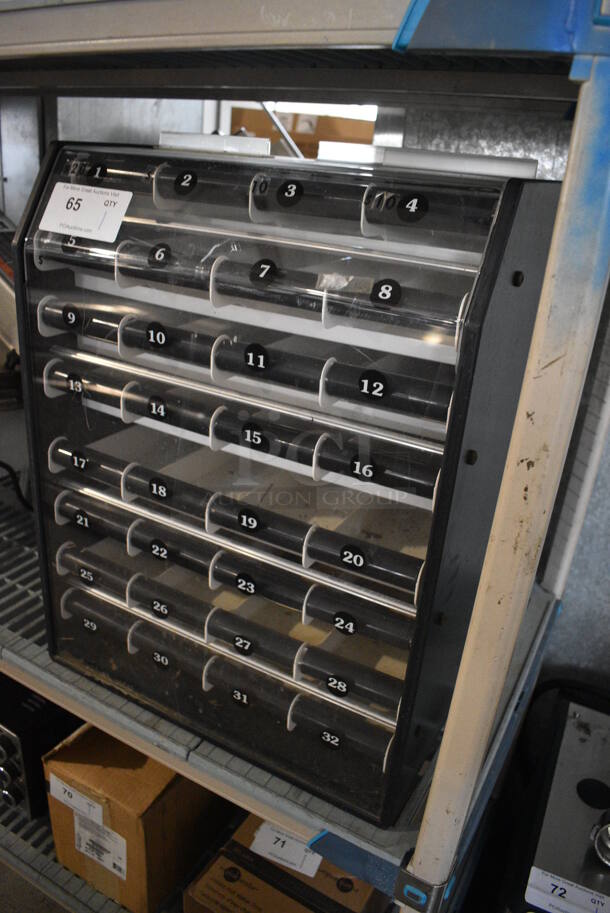 Black and Clear Poly Countertop Merchandiser. 19x17x25 - Image 3 of 4