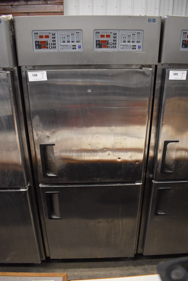 Paris Croissant SD-1 Stainless Steel Commercial 2 Half Size Door Reach In Dough Conditioner. 220 Volts. 31x45x76 - Image 1 of 7