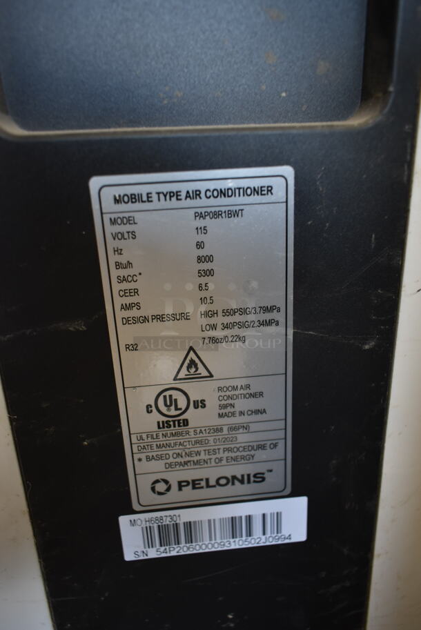 Pelonis PAP08R1BWT Portable Air Conditioner. 8,000 BTU. 115 Volts, 1 Phase. - Image 4 of 5