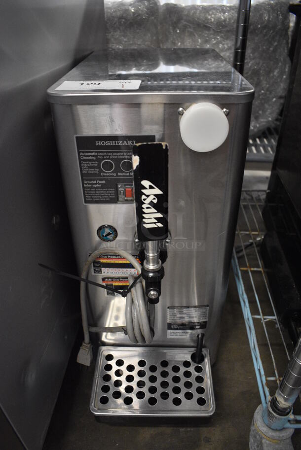 Hoshizaki Model DBF-25SB-SWA Stainless Steel Commercial Countertop Draft Beer Dispenser. 115 Volts, 1 Phase. 10x21x23. Tested and Does Not Power On