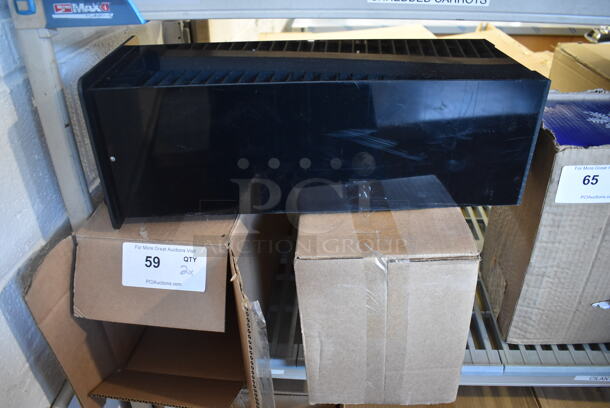 2 BRAND NEW IN BOX! Black Poly Napkin Dispensers. 2 Times Your Bid! - Image 2 of 5