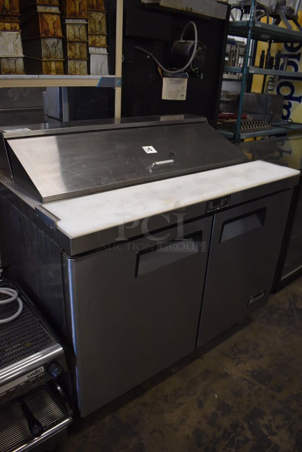 2020 Migali C-SP48-12-HC Stainless Steel Commercial Sandwich Salad Prep Table Bain Marie Mega Top on Commercial Casters. 115 Volts, 1 Phase. 48x30x45. Tested and Working! - Image 8 of 8