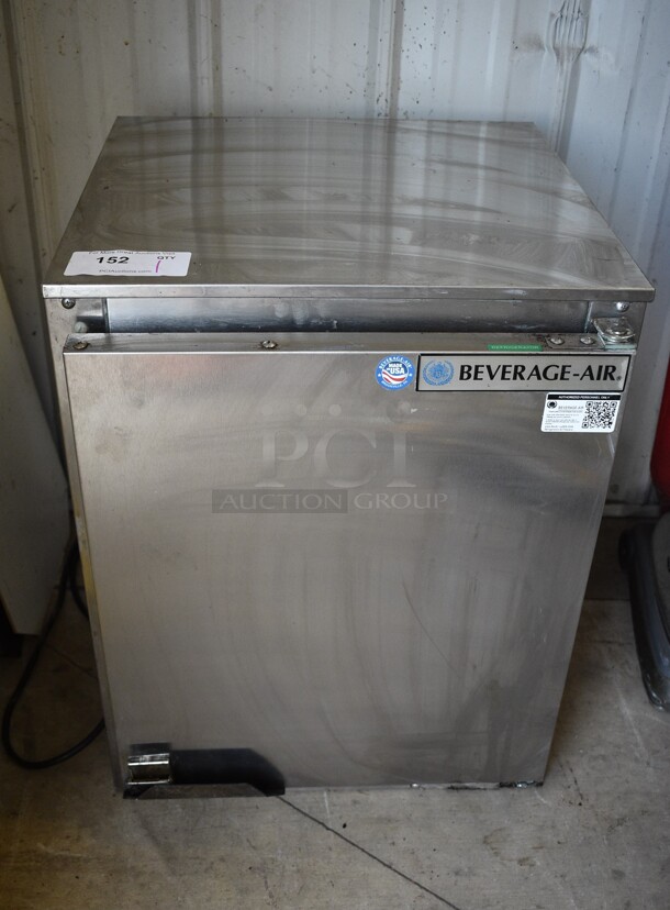 Beverage Air Model UCR20Y-141 Stainless Steel Commercial Single Door Undercounter Cooler. 115 Volts, 1 Phase. 20x22x25. Tested and Does Not Power On