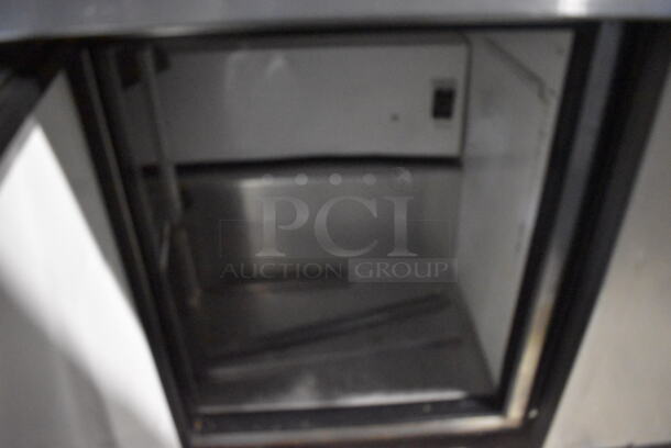 2014 True TSSU-72-30M-B-ST Stainless Steel Commercial Sandwich Salad Prep Table Bain Marie Mega Top on Commercial Casters. 115 Volts, 1 Phase. 72x34x45. Tested and Working! - Image 3 of 9