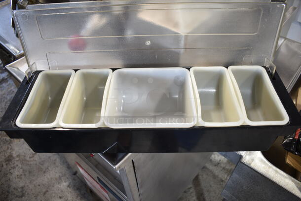 ALL ONE MONEY! Lot of 5 Various Items Including 2 Poly Condiment Rails, BladeRunner BR-24 Cleaner, ScotchBrite Griddle Cleaner and Disco Shortening Filter Cones.  - Image 4 of 7