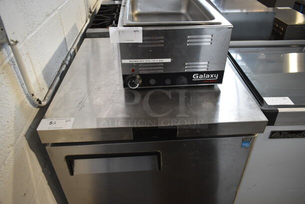 2020 Atosa MGF8401GR Stainless Steel Commercial Single Door Undercounter Cooler on Commercial Casters. 115 Volts, 1 Phase. Tested and Working! - Image 3 of 6
