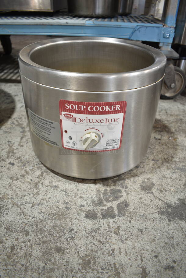 Wells 6411 Stainless Steel Commercial Countertop Soup Warmer Food Warmer. 120 Volts, 1 Phase. Tested and Working! - Image 1 of 3