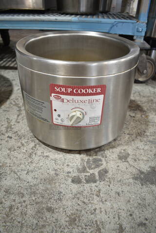 Wells 6411 Stainless Steel Commercial Countertop Soup Warmer Food Warmer. 120 Volts, 1 Phase. Tested and Working!