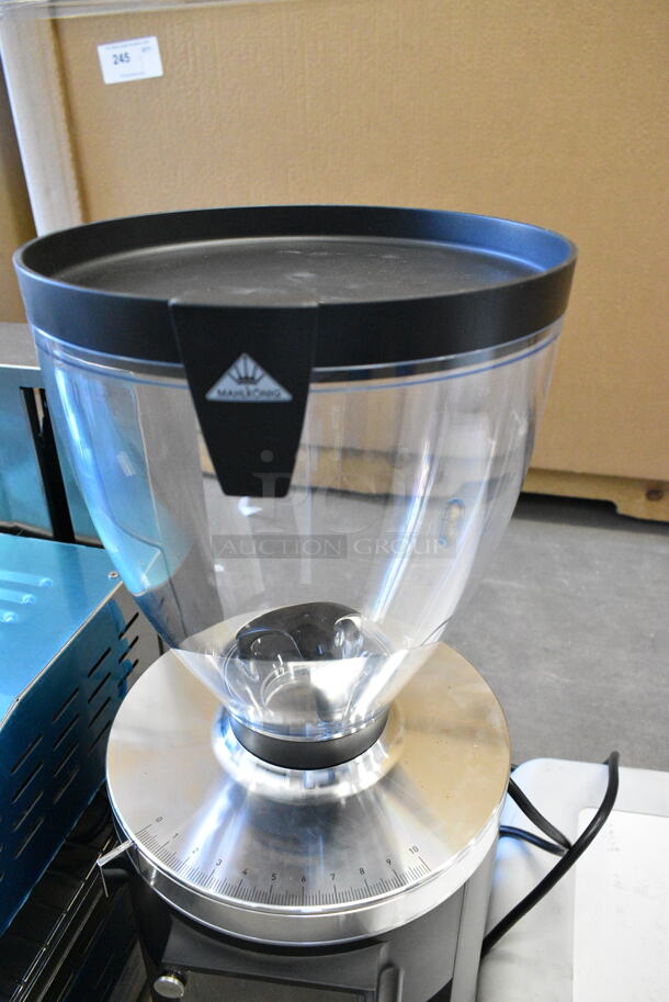 BRAND NEW SCRATCH AND DENT! Mahlkonig E80W GBS 4 lb. Black Grind-by-Sync Espresso Grinder. 110-127 Volts, 1 Phase. Tested and Does Not Power On - Image 5 of 8