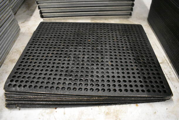 14 Metal Pans w/ Perforated Inserts and 10 Extra Inserts. 12.5x15x1. 14 Times Your Bid! - Image 4 of 4