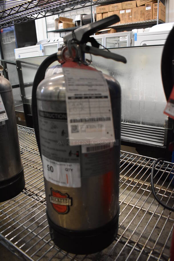Buckeye Wet Chemical Fire Extinguisher. Buyer Must Pick Up - We Will Not Ship This Item. 10x7x18.5 - Image 3 of 5