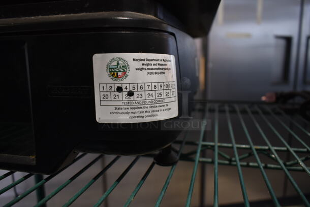 Hobart HTi Stainless Steel Commercial Countertop Food Portioning Scale. 120/208-240 Volts, 1 Phase.  - Image 7 of 10