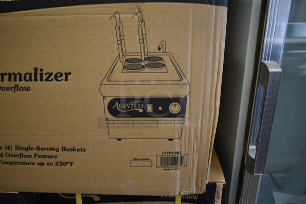 PALLET LOT of 17 BRAND NEW SCRATCH AND DENT! Avantco 177PC201 Stainless Steel Commercial Countertop Single Tank 8 Liter Electric Pasta Cooker / Rethermalizer. Stock Picture Used as Gallery. 17 Times Your Bid! - Image 4 of 7