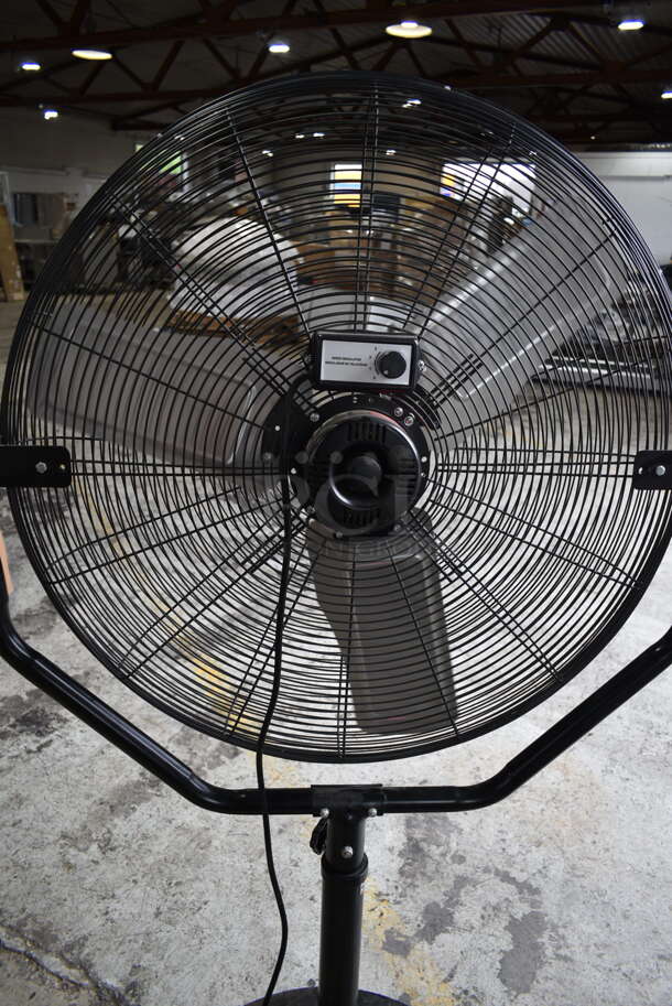 SFSC1-750S Black Metal Floor Style Fan. 120 Volts, 1 Phase. Tested and Working! - Image 3 of 4