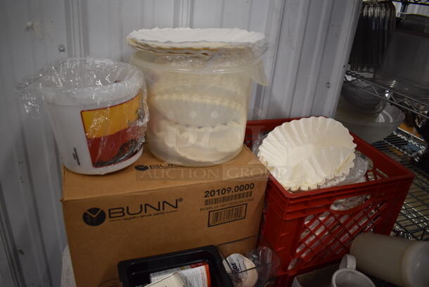 ALL ONE MONEY! Lot of Various Items Including Brew Basket Filters, Sugar Shakers and Poly Bins - Image 5 of 5