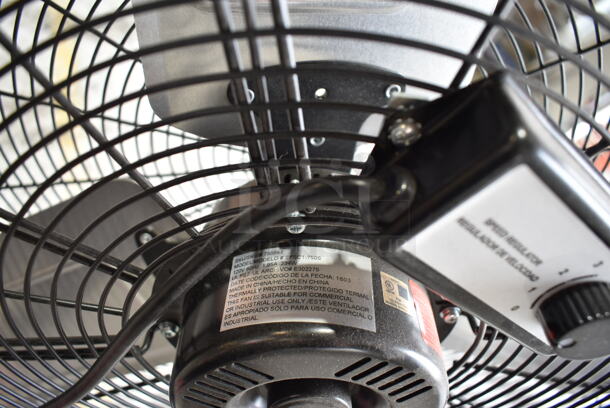 SFSC1-750S Black Metal Floor Style Fan. 120 Volts, 1 Phase. Tested and Working! - Image 4 of 4
