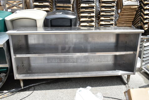 Stainless Steel Table w/ 2 Under Shelves