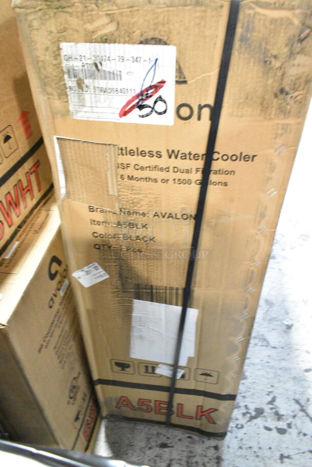 4 IN ORIGINAL BOX! Avalon Water Coolers Including Models A5BOTTLELESS, AKBLK, A3BLK. 115 Volts, 1 Phase. 4 Times Your Bid!  - Image 6 of 9