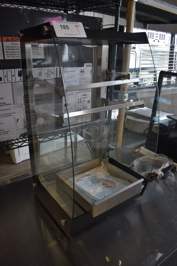 BRAND NEW SCRATCH AND DENT! KoolMore DC-3CB Metal Countertop Dry Display Case Merchandiser. 110-120 Volts, 1 Phase. 16x15x28 - Image 3 of 6