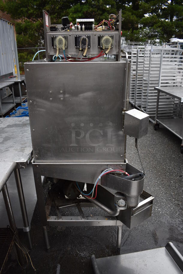 American Dish Service ADS AFC-3DS Stainless Steel Commercial Straight Pass Through Dishwasher. 120 Volts, 1 Phase. 34x34x72 - Image 6 of 7