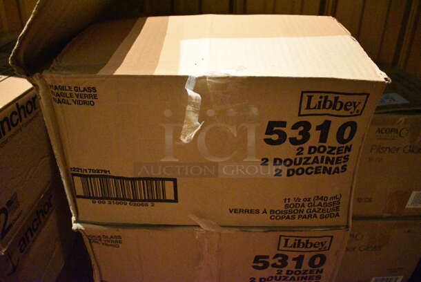 3 Boxes of 24 BRAND NEW Libbey 5310 11.5 oz Soda Glasses. 3x3x7. 3 Times Your Bid! (bar) - Image 5 of 5