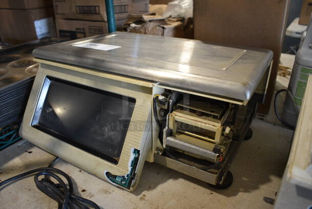 Metal Countertop Food Portioning Scale. 18x15x9. Tested and Powers On But Screen Does Not Work - Image 2 of 6