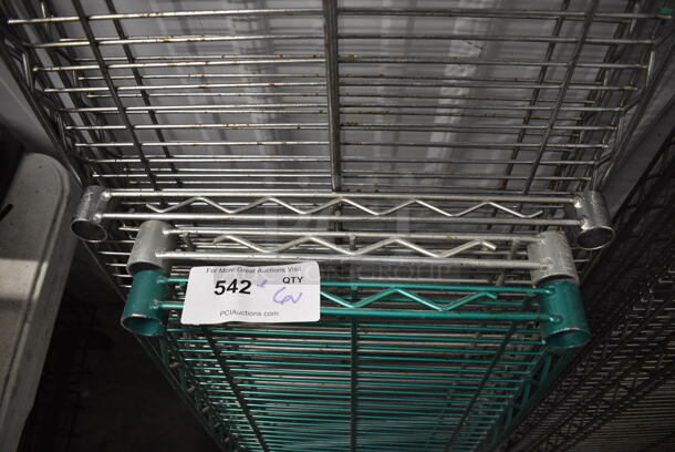 ALL ONE MONEY! Lot of 5 Various Shelves and 1 Shelf Frame! Includes 36x14x1.5 - Image 2 of 4
