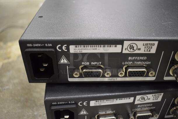 ALL ONE MONEY! Lot of Altec Lansing ACS5 Computer Speakers, Extron VSC 500 Video Scan Converters (Main Building)  - Image 6 of 7