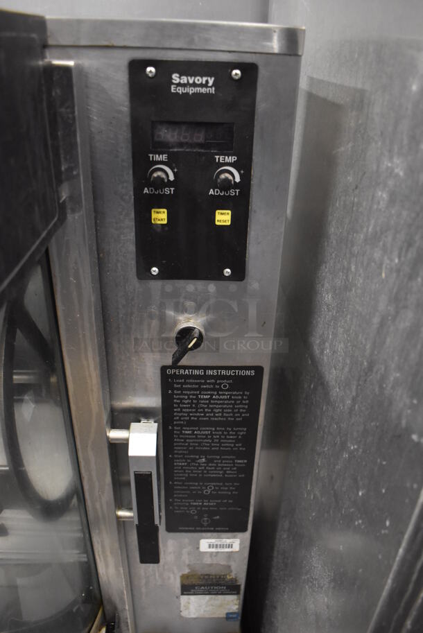 Savory Stainless Steel Commercial Countertop Electric Powered Rotisserie Oven. 208/240 Volts, 3 Phase. 34x25x37 - Image 3 of 7
