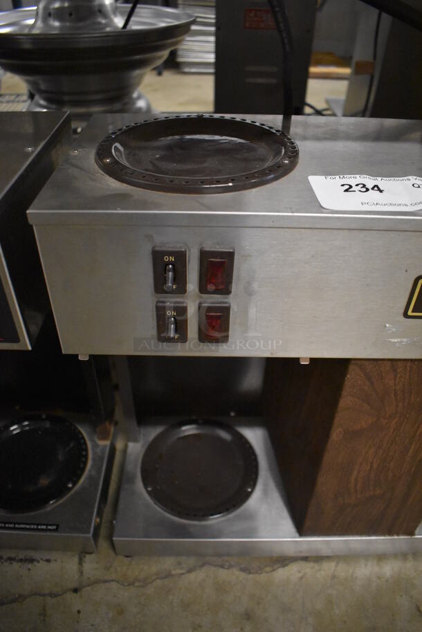 Bunn VPS Stainless Steel Commercial Countertop 3 Burner Coffee Machine. 120 Volts, 1 Phase. 23x8x19 - Image 3 of 6