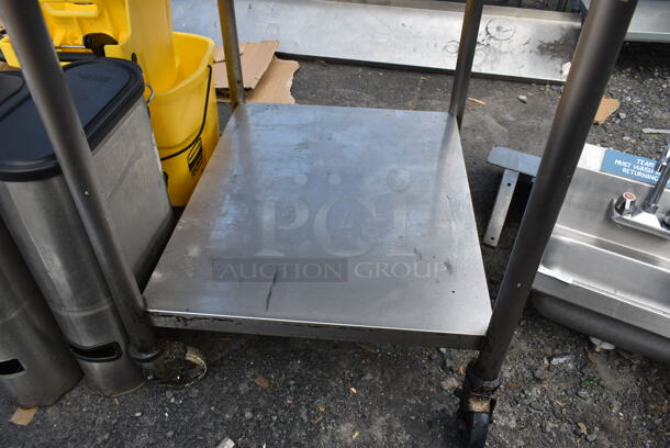 Stainless Steel Table w/ Under Shelf on Commercial Casters. - Image 3 of 4