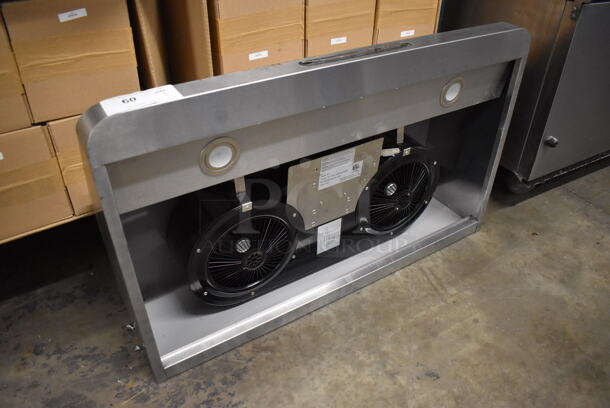 Stainless Steel Electric Range Hood. 120 Volts, 1 Phase. 36x11x22
