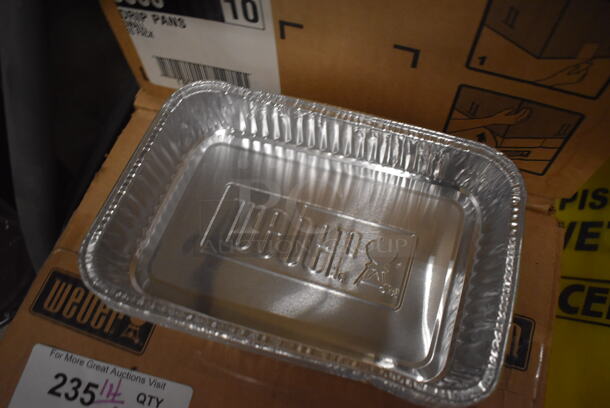 ALL ONE MONEY! Lot of 5 Boxes of BRAND NEW Weber Aluminum Single Loaf Pans. 6x9x1.5 - Image 2 of 4