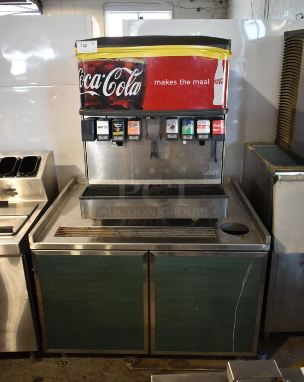 Stainless Steel Commercial 8 Flavor Carbonated Beverage Machine on Duke Stainless Steel Soda Station. - Image 1 of 12