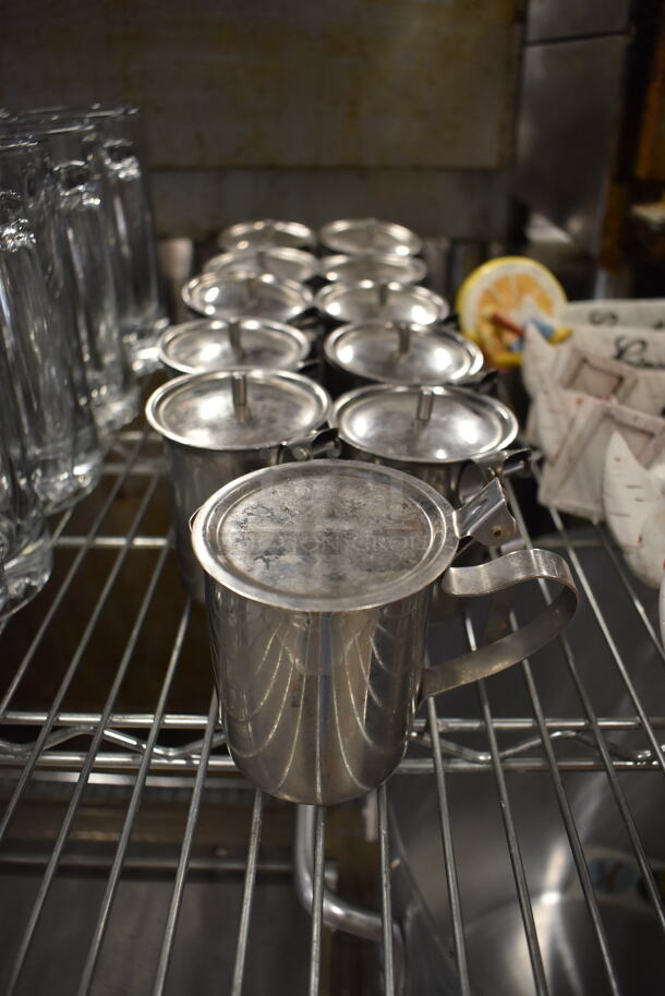 11 Metal Pitchers. 4x3x3.5. 11 Times Your Bid! - Image 1 of 3