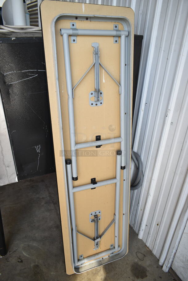 Gray Folding Table.  - Image 2 of 2
