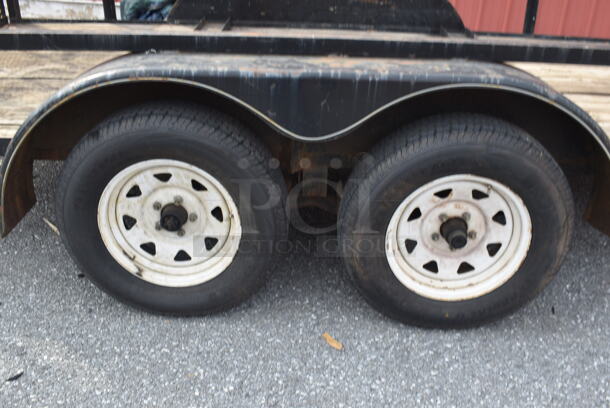 Bye-Rite Trailers Metal Flat Top Open Trailer w/ Rear Lowering Ramp. Does Not Have Title.   - Image 7 of 11